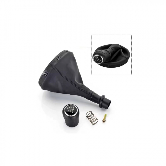 Manson schimbator si maner compatibil Volkswagen Transporter T5/T6 MK5/MK6 2003-2011 cu 2 adaptoare pentru 5 si 6 viteze [4]
