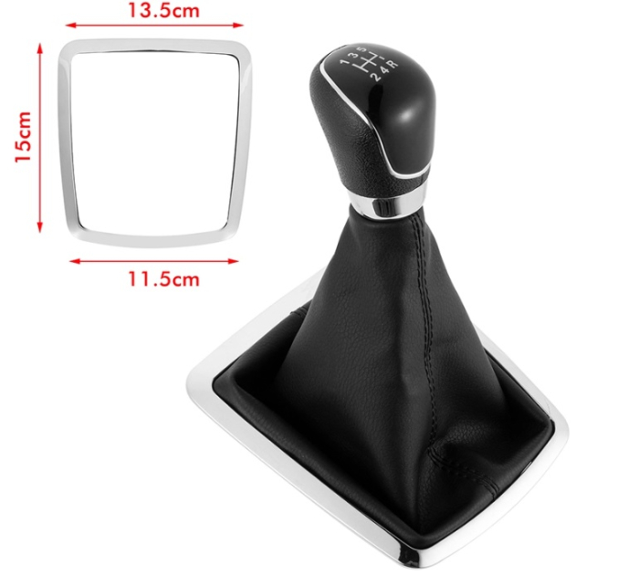 Manson schimbator si nuca compatibil Ford Focus MK2 2005-2008, 2010-2012, 5 viteze Negru [5]