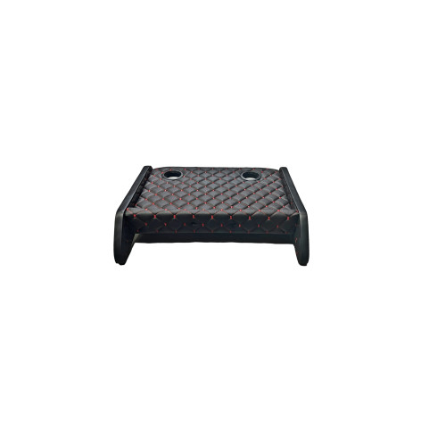 Masa de bord piele ecologica culoare Negru-Rosu compatibila Volkswagen Crafter 2006-2017 [2]