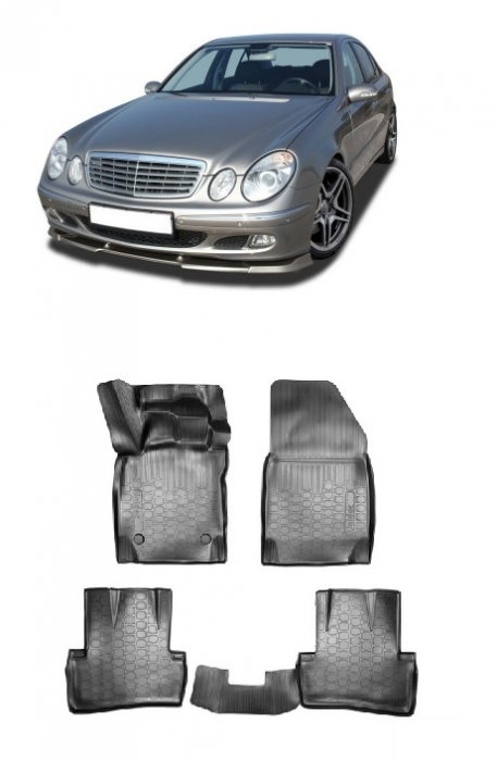 Set covorase cauciuc tip tavita Mercedes E-Class W211 (2002-2009) [1]