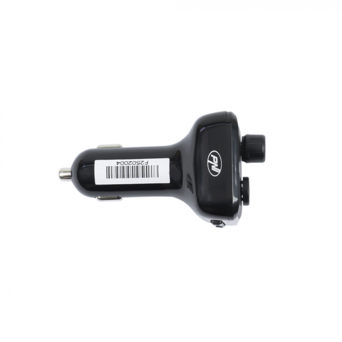 Modulator FM PNI Valentine F250 Bluetooth 5.0, MP3 player, transmitator FM, slot micro SD, port USB dual, incarcare rapida dispozitive mobile, buton super bass [6]