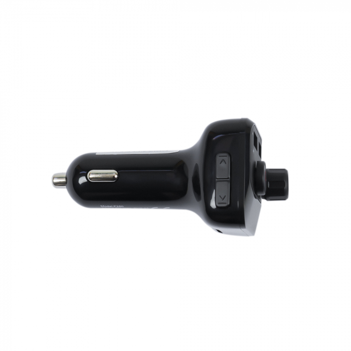 Modulator FM PNI Valentine F250 Bluetooth 5.0, MP3 player, transmitator FM, slot micro SD, port USB dual, incarcare rapida dispozitive mobile, buton super bass [5]