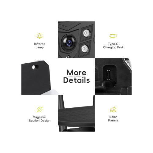 Monitor auto digital wireless 7 inch cu camera marsarier solara BSD ecran tactil camera magnetica DC12V-36V [7]