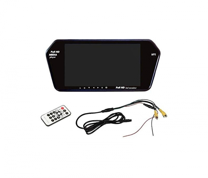 Monitor camera marsarier tip oglinda cu functie video MP5 si bluetooth 12V [2]