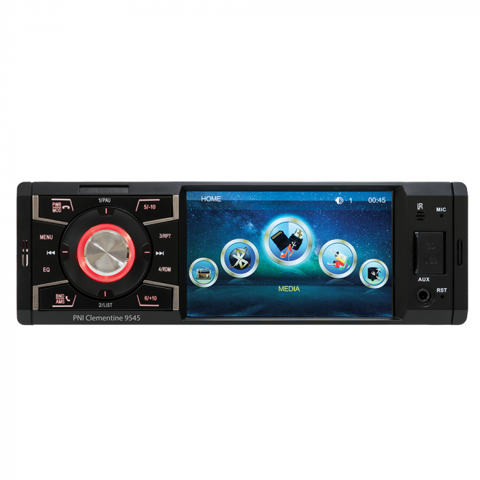 MP5 player auto PNI Clementine 9545 1DIN display 4 inch, 50Wx4, Bluetooth, radio FM, SD si USB, 2 RCA video IN/OUT [4]