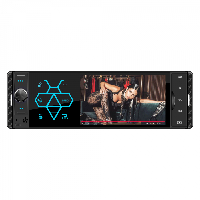 MP5 player auto PNI Clementine 9550 1DIN display 4 inch 50Wx4, Bluetooth, radio FM, Carplay, functie RDS [10]