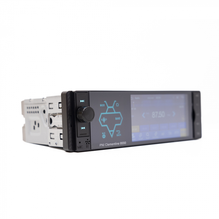 MP5 player auto PNI Clementine 9550 1DIN display 4 inch 50Wx4, Bluetooth, radio FM, Carplay, functie RDS [7]