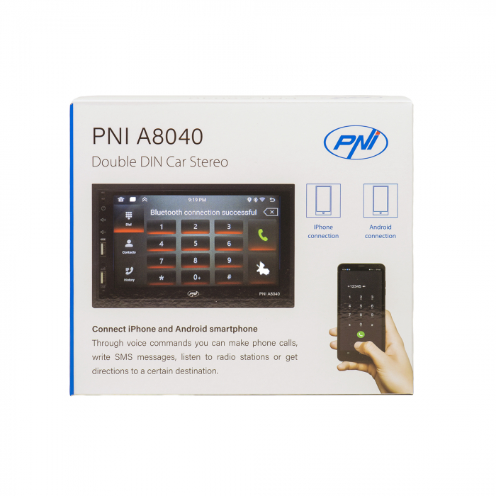 Multimedia player auto PNI A8040 cu Android 13, 2GB DDR3/ROM 32GB, ecran 7 inch, CarPlay, Android Auto, 2 x USB, BT [9]