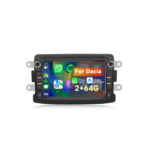 Navigatie Android compatibil Dacia ecran 7 inch 2GB+64GB CarPlay Android Auto GPS WIFI FM RDS [1]