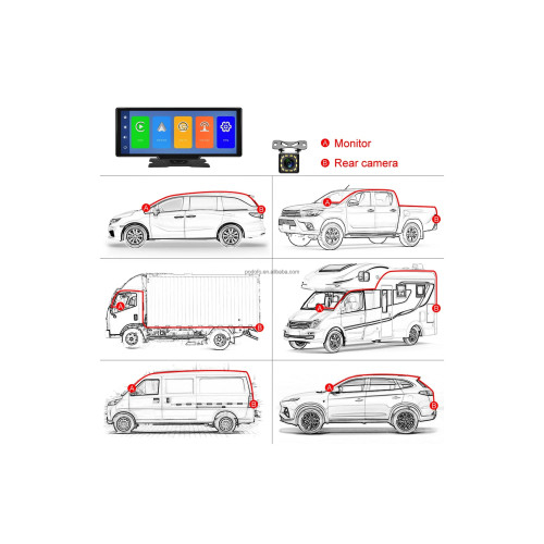 Navigatie auto portabila 10.26 inch HD Wireless Carplay Android Auto Bluetooth [3]