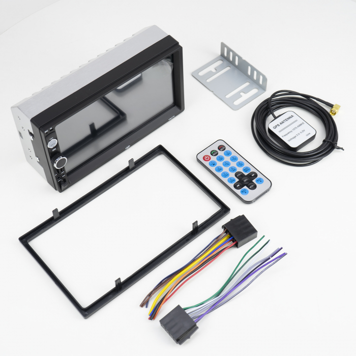 Navigatie multimedia 2 DIN cu GPS MP5, touch screen 7 inch, radio FM, Bluetooth, Mirror Link, AUX, USB, microSD [10]