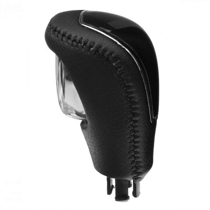 Nuca schimbator, Compatibil cu Ford Mondeo MK4/S-MAX/Kuga, Piele/ABS, Negru [2]
