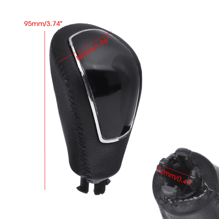 Nuca schimbator, Compatibil cu Ford Mondeo MK4/S-MAX/Kuga, Piele/ABS, Negru [3]