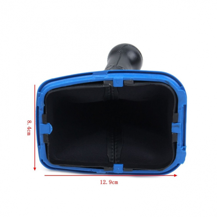 Nuca schimbator viteze + manson albastru compatibil Volkswagen VW Golf 4 Bora [4]