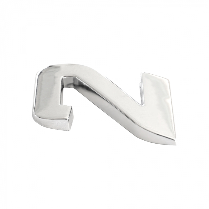 Ornament Auto 3D. Cifra 2. 26 Mm. Cromat [2]