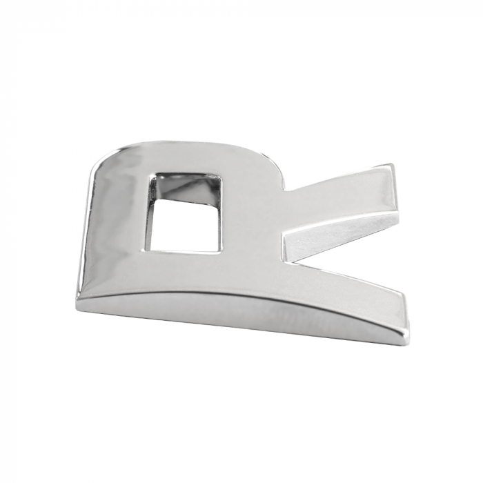 Ornament Auto 3D. Litera R. 26 Mm. Cromat [2]