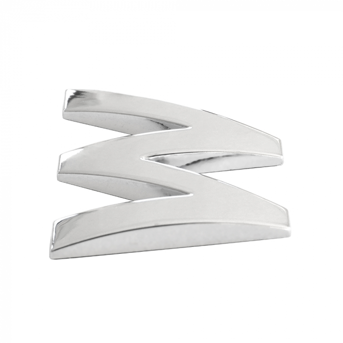 Ornament Auto 3D. Litera W. 26 Mm. Cromat [3]