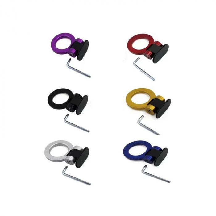 Ornament carlig remorcare racing. Cod:ISO7220 - Negru [1]