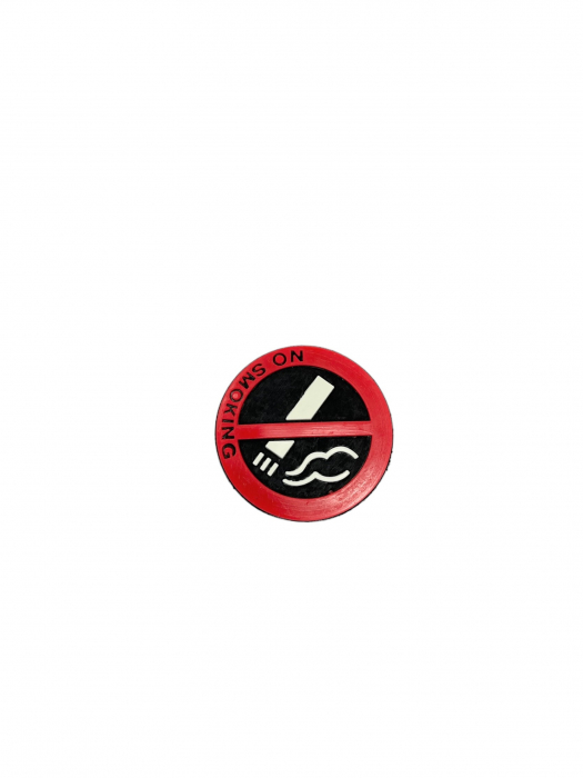 Ornament cauciucat NO SMOKING Cod:JY-03 [1]