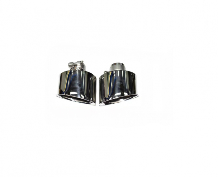 Ornament de toba compatibil Audi model tip RS-Argintiu [1]