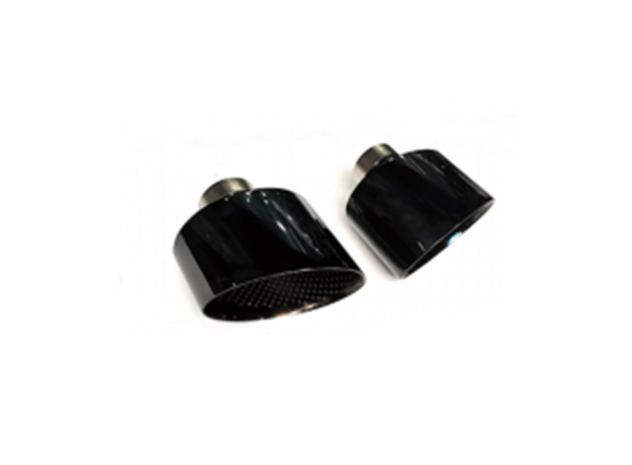 Ornament de toba compatibil Audi model tip RS- Negru [1]