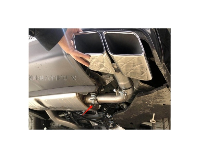 Set Ornamente de toba Inox compatibil Audi Q7 (2016-2019) -Negru [4]