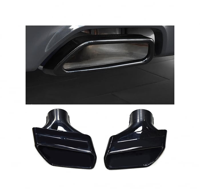 Ornament de toba compatibil BMW Seria 5 G30 Negru [3]