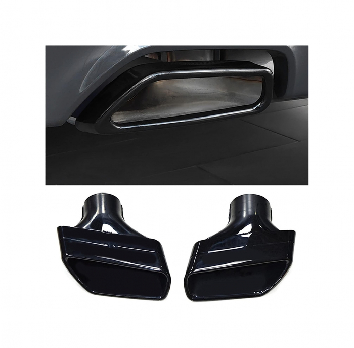 Ornament de toba compatibil BMW Seria 5 G30-Negru [1]