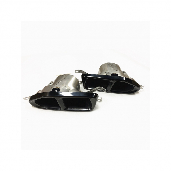 Ornament de toba compatibil BMW Seria 7 G11 G12 tip M 760i - Negru [2]