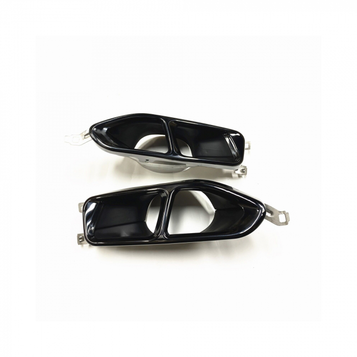 Ornament de toba compatibil BMW Seria 7 G11 G12 tip M 760i - Negru [7]