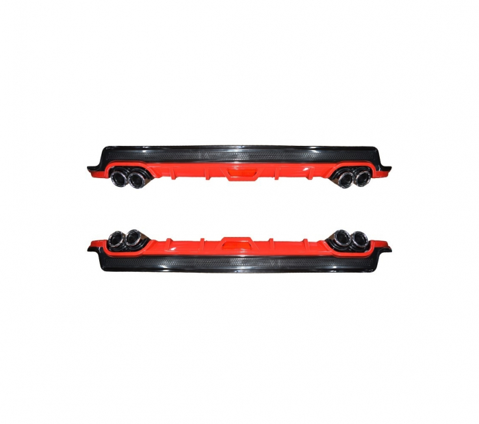 Ornament difuzor de bara universal 130cm Negru+Rosu [1]
