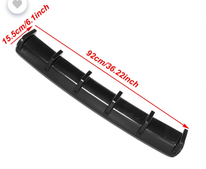 Ornament difuzor de bara universal NEGRU [1]