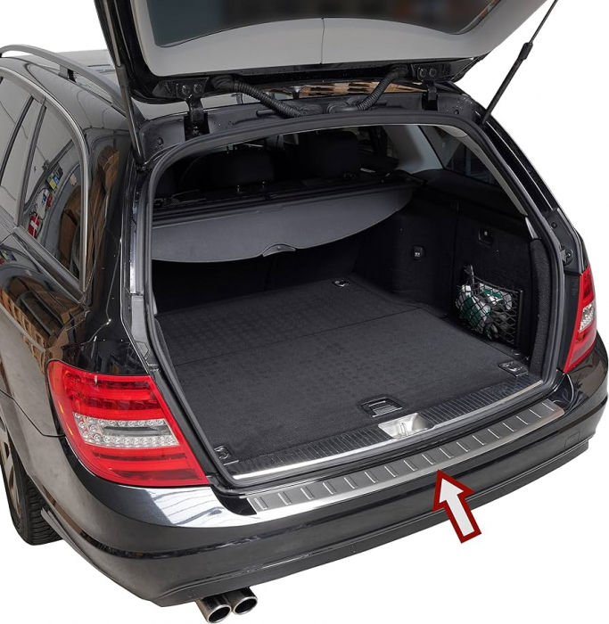 Ornament inox protectie portbagaj compatibil MERCEDES C CLASS W204  (2007-2014) BREAK [1]