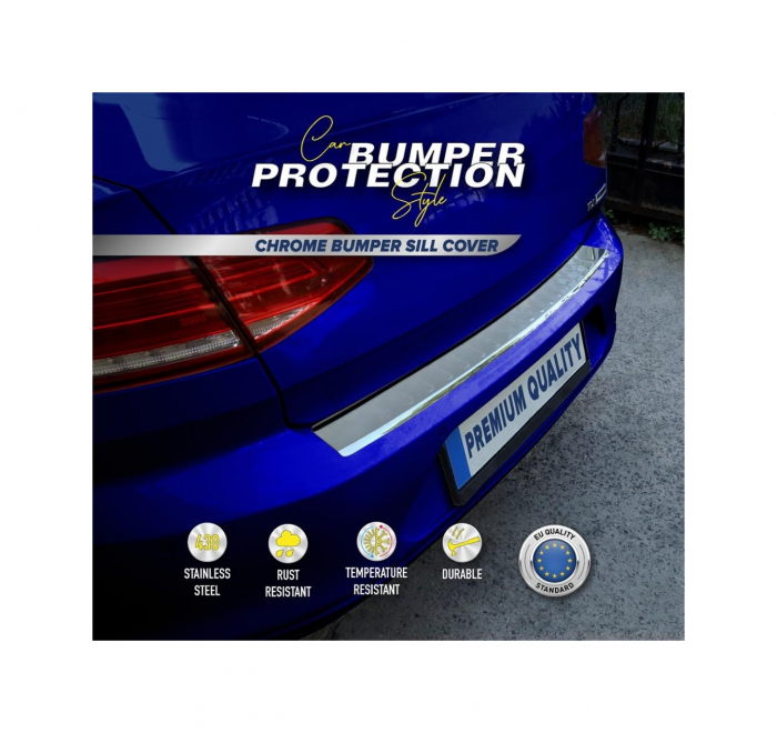Ornament protectie portbagaj cromat compatibil BMW Seria 5 F11 (2010-2017) [1]