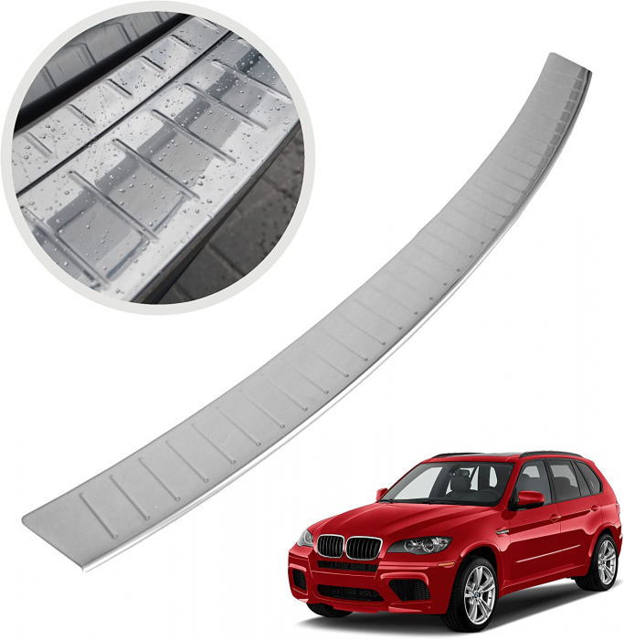 Ornament protectie portbagaj cromat INOX compatibil BMW X5 E70 (2007-2013) [1]