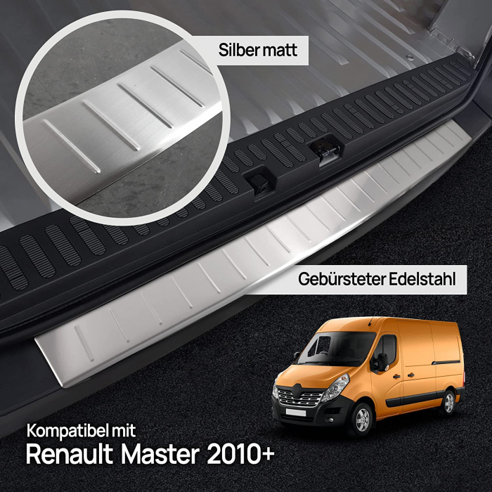 Ornament protectie portbagaj cromat INOX compatibil RENAULT MASTER (2010-2021) [2]