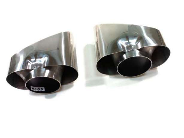 Ornament toba chrome BMW X5 E70 2007-2013 – Set 2 bucăți [2]