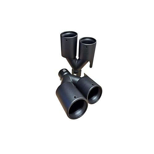 Ornament toba dubla negru mat dreapta / stanga intrare 60mm [1]