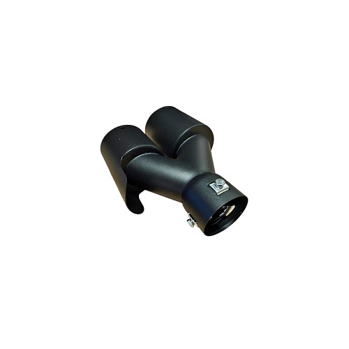 Ornament toba dubla negru mat dreapta / stanga intrare 60mm [3]