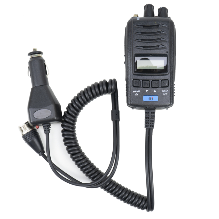 Pachet 2 bucati Statie radio CB portabila TTi TCB-H100 alimentare 12V/24V, Roger Beep, Squelch [6]