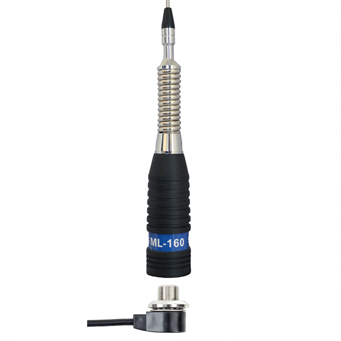 Pachet antena CB PNI ML160, 145 cm si cablu de legatura PNI T601 cu lungimea de 4 metri pentru montaj pe suport fix [3]