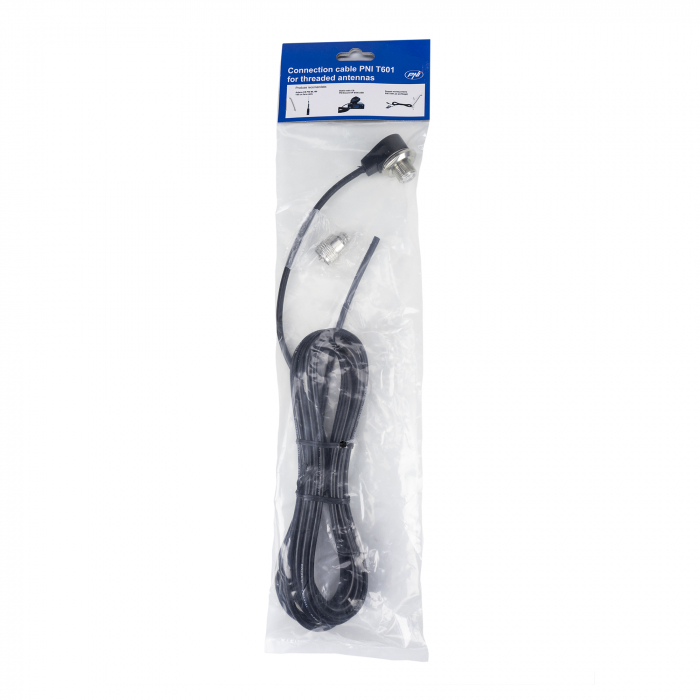 Pachet antena CB PNI ML160, 145 cm si cablu de legatura PNI T601 cu lungimea de 4 metri pentru montaj pe suport fix [7]