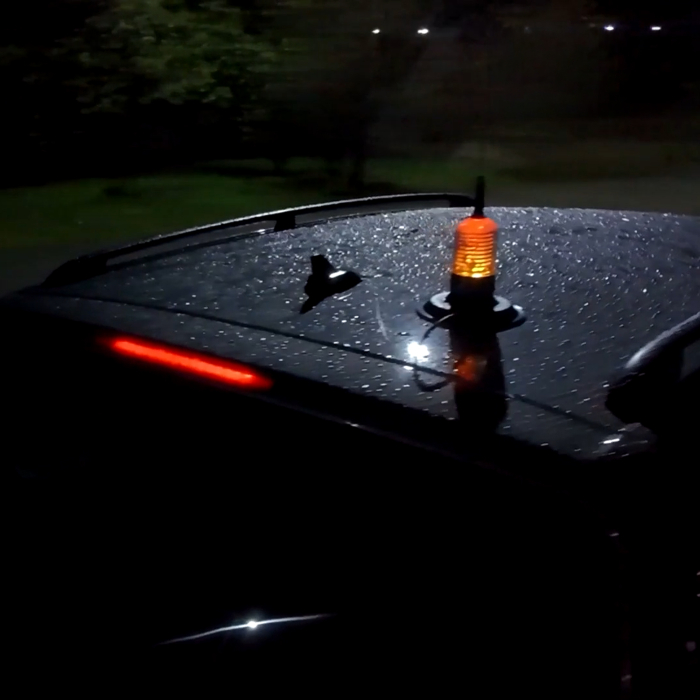 Pachet Antena CB PNI TRUCKER 9000 PL cu LED, lungime 140 cm, 26-28MHz, 1000W cu sticky Pad Drapel inclus [7]