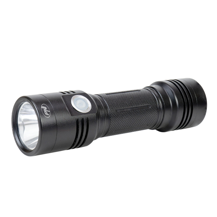 Pachet lanterna dubla PNI Adventure F200 din aluminiu cu LED, acumulator 4000mAh si Sticky Pad Drapel inclus [7]