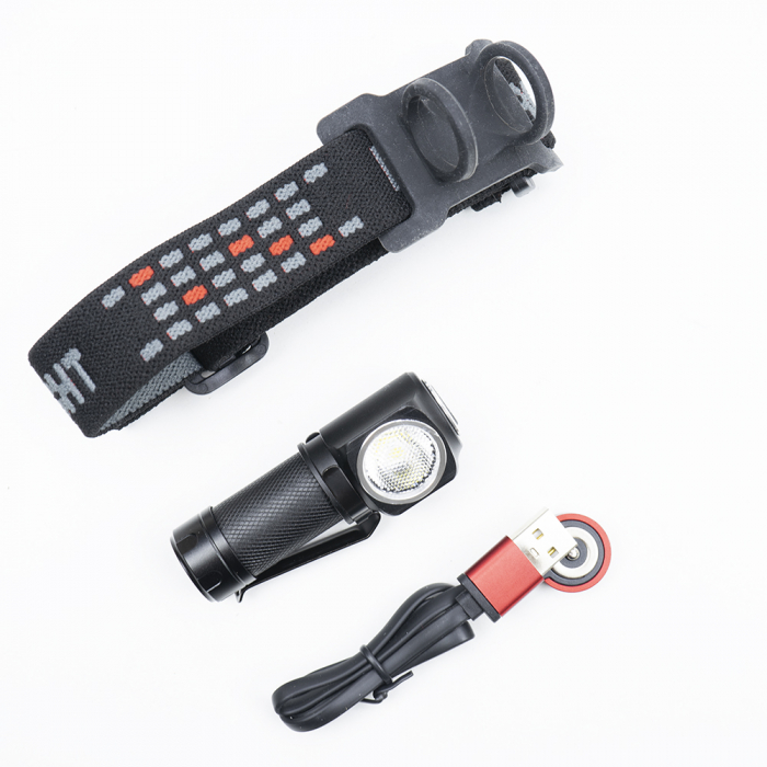 Pachet Lanterna frontala PNI Adventure F75 cu LED 6W, 600 lm, din aluminiu, cu acumulator si alimentator PNI CHG300 cu port USB C, QC3.0, PD3.0, PPS si port USB-A, 30W [5]