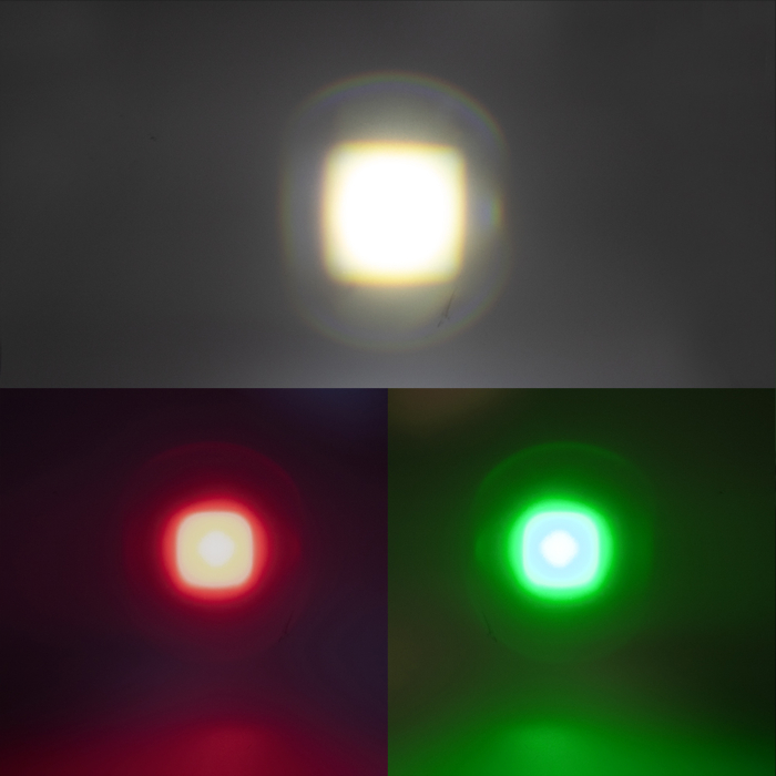 Pachet Lanterna PNI Adventure F300 cu LED in 3 culori, alb, rosu, verde, max. 10W, IPX6 + Sticky Pad Drapel [13]