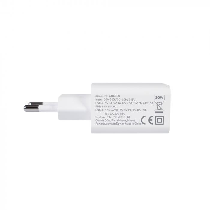 Pachet lanterna PNI Adventure F650 cu LED 20W, 2000 lm, din aluminiu, IPX6, acumulator inclus si alimentator PNI CHG300 cu port USB C, QC3.0, PD3.0, PPS si port USB-A, 30W [9]