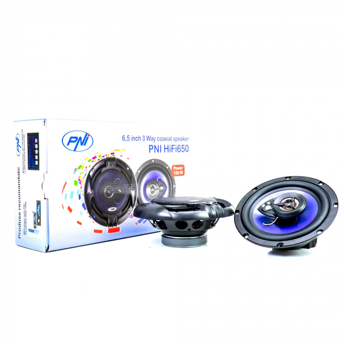 Pachet MP5 player auto PNI Clementine 9545 + Difuzoare auto coaxiale PNI HiFi650, 120W, 16.5 cm [7]