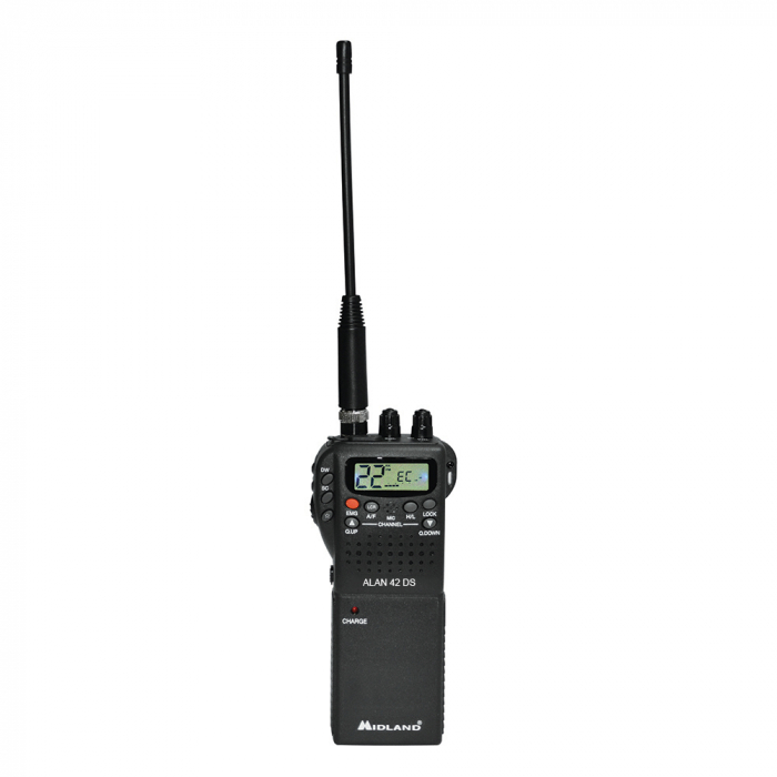 Pachet statie radio CB Midland Alan 42 DS, ASQ, 40CH, 4W, SWR 1.0 + Antena PNI Extra 40 cu magnet [3]