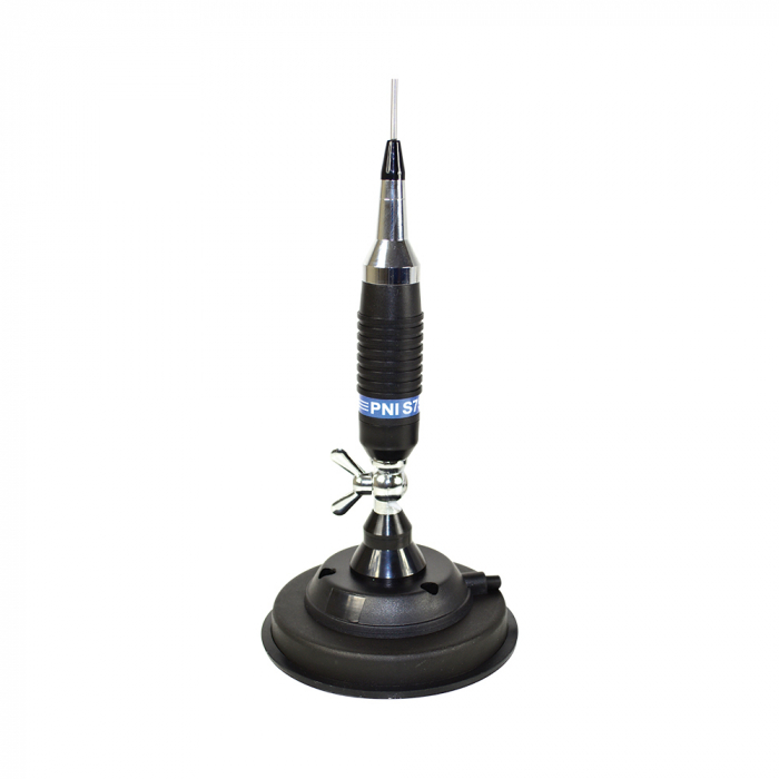 Pachet Statie radio CB Midland Alan 42 DS, Dual Watch, 4W, 12V + Antena PNI S75 cu magnet 8-10 KM [7]